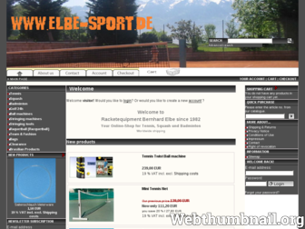 elbe-sport.com website preview
