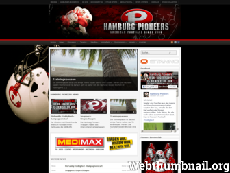 hamburg-pioneers.de website preview