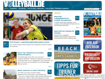 volleyball.de website preview