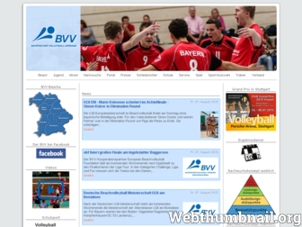 bvv.volley.de website preview