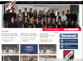 lohhof-volleyball.de website preview