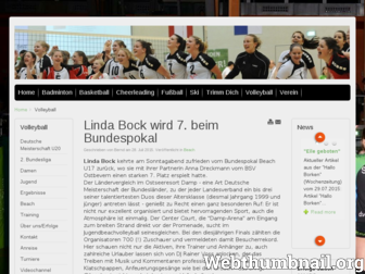 rc-borken-volleyball.de website preview