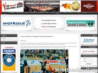 tv-buehl-volleyball.de website preview