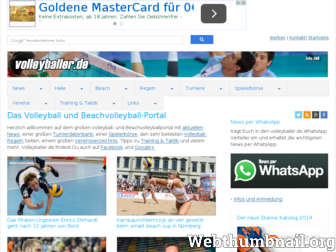 volleyballer.de website preview