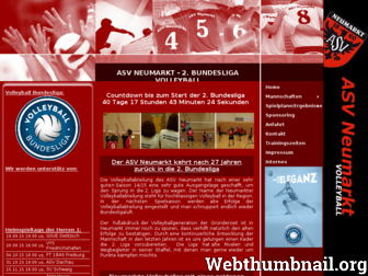 nm-volleyball.de website preview