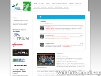 scala-volleyball.de website preview