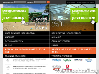 beach61.de website preview