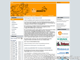 basketball-konstanz.de website preview