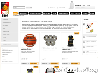 shop.basketball-bund.de website preview