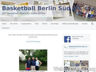 bbs-basket.de website preview