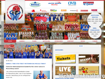 basketball-wasserburg.de website preview