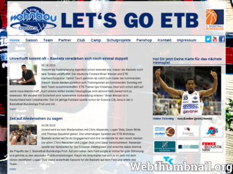etb-wohnbau-baskets.de website preview