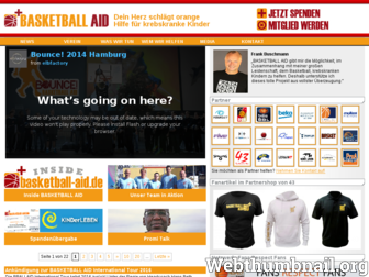 basketball-aid.de website preview