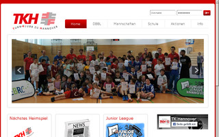 tkh-basketball.de website preview