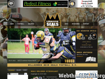 seals-football.de website preview
