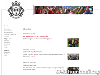 queerfootballfanclubs.org website preview
