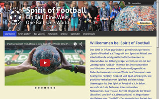 spirit-of-football.de website preview