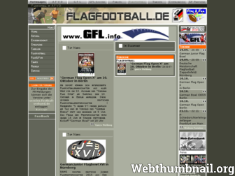 flagfootball.de website preview