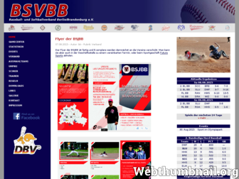 bsvbb.de website preview