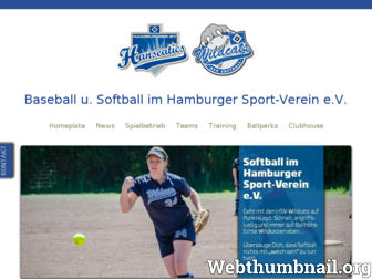 baseball-und-softball-im-hsv.de website preview