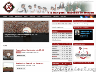 tib-rangers.de website preview