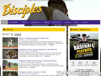disciples.de website preview
