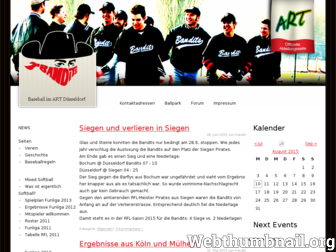 baseball-duesseldorf.de website preview