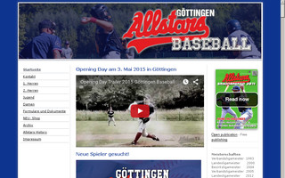 baseball-softball-goettingen.de website preview