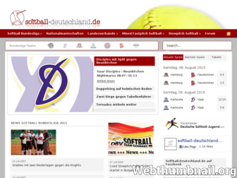 softball-deutschland.de website preview