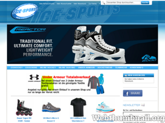 icesports.at website preview