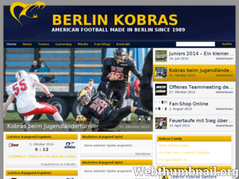 berlin-kobras-juniors.de website preview
