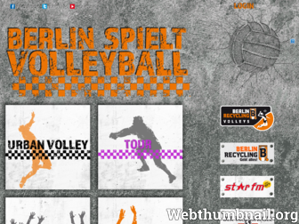 urban-volley.de website preview