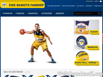 shop.ewe-baskets.de website preview