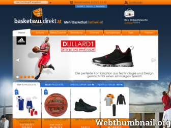 basketballdirekt.at website preview