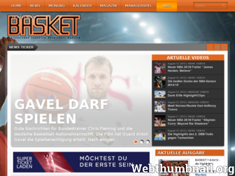 basket.de website preview