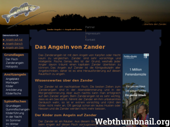 zander-angeln.com website preview
