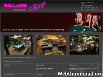 billard-cafe-friedberg.de website preview
