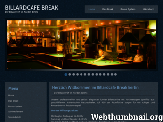 billardcafe-break.de website preview