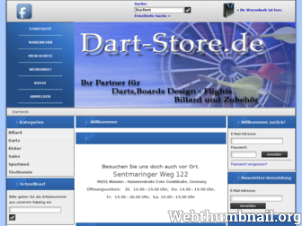 dart-store.de website preview