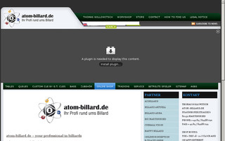 atom-billard.de website preview