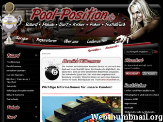 pool-position.de website preview