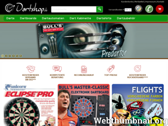 dartshop.de website preview