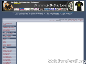 rb-dart.de website preview