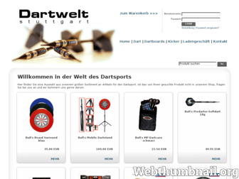 dartwelt-stuttgart.de website preview