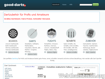 good-darts.de website preview