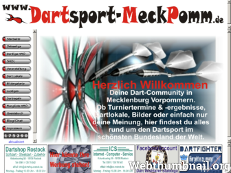 dartsport-rostock.de website preview