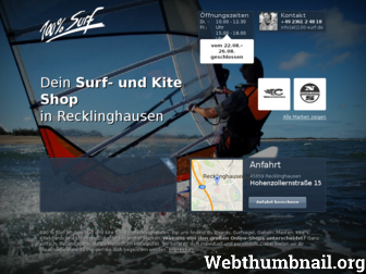 100-surf.de website preview