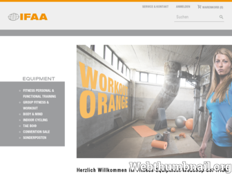 ifaa-equipment.de website preview