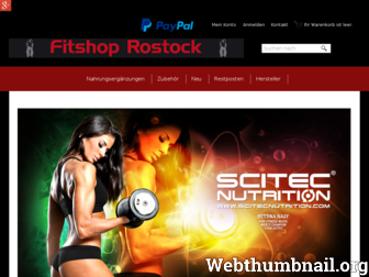 fitshoprostock.de website preview