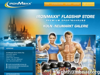 ironmaxx-koeln-neumarkt.de website preview